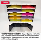 Ultimate Office TierDrop Riser Storage Base, Lifts Sorter 5 inches, 2 Slots - Image 3