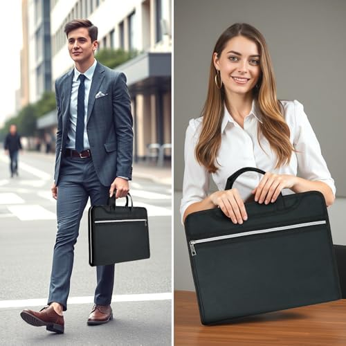 Accordion File Organizer,Fireproof Safe Document Bag,Expanding File Folder Tote Bag with Multi Pockets,Home Travel Fire Safe 13 Pockets Storage Organizer for Important Letter A4 Files - Image 6