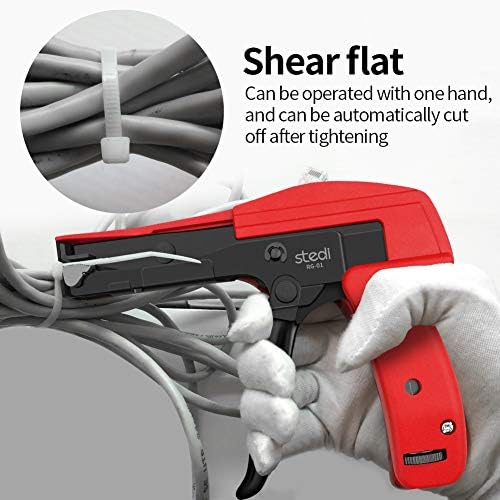 stedi Cable Tie Gun, Ergonomic Hand Operated Zip Tie Gun [Premium] - Image 6