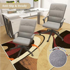 Office Chair Mat for Hardwood Floor, 60"x45" Easy Glide Computer Desk Mat Protector for Rolling Chair Under Desk Rug Nonslip Backing, Machine Wash, (Modern) - Image 5