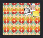 PinPix 14x12 inch Cork Bulletin Board. This Decorative Framed Pin Board Comes with Abstract Pattern in Color Design and Satin Black. Ideal for Home, Office Decor or School (PinPix-564) by PinPixBulletinBoards