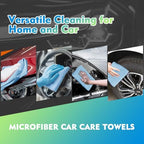 HOMEXCEL Blue Microfiber Cleaning Cloth 100PK, Towels for Cars, 12.5×12.5" - Image 4
