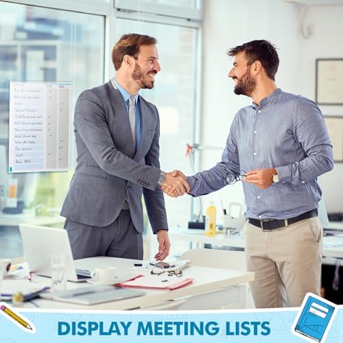 Outus 30 Pcs Self Adhesive Shop Ticket Holders, 11 x 17 Inch - Image 6