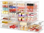 caktraie 30-Drawer Acrylic Storage & Makeup Organizer for Desk by shoeboxesanddeskorganizers