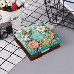 4pcs Flower Landscape Diamond Art Painting Note Box for Adults, Wooden DIY Sticky Notes Holder Kit with 640 Blank Notepads, Multi-Purpose Desk Organizer for Home Office, Study Thoughtful Gift - Image 2