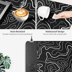 Magnetic Wireless Charging Mouse Pad, 31.5"x15.8" XXL Desk Mat - Image 6