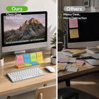 NIUBEE Monitor Memo Board Holder, Sticky Note Holder Acrylic for Desk - Image 2