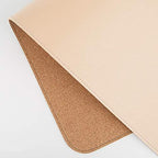 Ruby Lil Natural Cork & Leather Desk Writing Mat, Dual Use Desk Matt for Desktop,Multifunctional Office Desk Pad, PU Leather Mouse Pad,Beige,24"x 12" by RubyLil