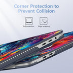 for MacBook Pro 16 inch Case 2019 2020 Release Model A2141, Plastic Hard Shell Cover with Keyboard Cover & Screen Protector for MacBook Pro 16 inch with Touch Bar & Touch ID - Astronaut - Image 3