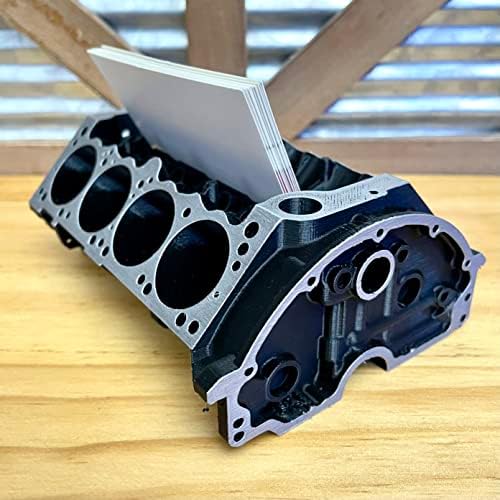 Small Block Chrysler Business Card Holder Organizer, Mechanic Gift For Men, Car Stuff, Car Accessories For Men, Business Card Holder Desk, Mini V8 Engine, V8 Engine Model Kit, Car Engine - Image 2