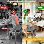Adjustable Book Stand for Reading with Storage - 2-13" Height Hands-Free - Image 2