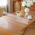 OstepDecor 42x42 in Frosted Table Protector 1.5mm Thick Plastic Table Cover by OstepDecor