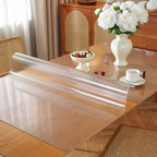 OstepDecor 32x60 in Frosted Table Protector 1.5mm Thick Plastic Table Cover by OstepDecor