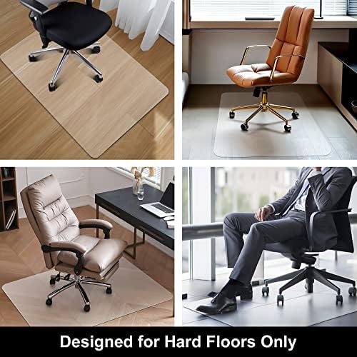Kuyal Office Chair Mat for Hardwood Floor, 30'' x 48'' Rectangle - Image 2