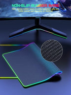 Wireless Charging RGB Gaming Mouse Pad, Desk Pad for MacBook, PC, Laptop - Image 5