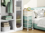 KINGBOARD Slim Rolling Cart with 5 Drawers, Metal Utility Storage Cart - Image 6