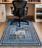 chakme Office Chair Mat for Hardwood Floor Non Slip 36"x48", Blue Ocean by CHAKME