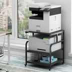 Fannova 25.6"x23.6" Extra Large Printer Stand with Adjustable Storage Shelf by Fannova