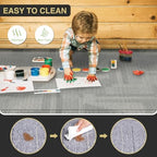 36”x 48” Carpet Floor Mat for Office Chair, Clear Desk Chair Floor Mat for Carpet for Medium/Low Pile, HeavyDuty Chair Mats for Carpeted Floors, Studded Desk Mat for Carpets for Homes and Offices - Image 5