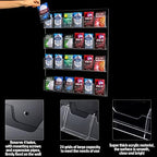 Weysat Acrylic Brochure Pamphlet Holder Brochure Display Stand, 1 Piece - Image 3