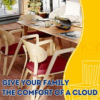 AAAAAcessories Chair Cushions for Dining Chairs, 17 x 16 x 2 in, Set of 6 - Image 6