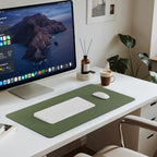 Jotsome Leather Desk Pad Mat, Non-Slip Desk Blotter Pad (Green, 34" X 17") - Image 4