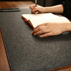 Lifup Felt Desk Pad, Dual-Sided Cork Desk Mat, Non-Slip Large Gaming Mouse Pad Writing Mat for Office Home Gray 2 31.5" x 15.7" - Image 4