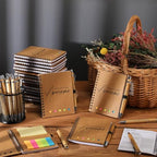 20 Sets Teacher weekly Planner with Pen, Bamboo, Kraft Colors - Image 4