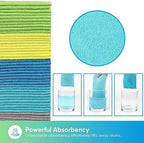 HOMEXCEL Microfiber Cleaning Cloth 200 PK, Towels for Cars, Shop Rags - Image 3