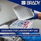 Brady FreezerBondz™ Polyester Pre-Sized Labels for Label Printer BMP51/BMP53/M511-180 Self Adhesive Printer Labels - Black on White (44,45 mm (W) x 25,40 mm (H)) - M5-125-492 - Image 5