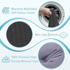 BlissTrends Memory Foam Seat Cushion for Office Chair & Car Seat, Grey - Image 3
