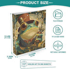 Frog 3 Ring Binders 1.5 Inch Clear View Three Ring Binders Versatile Binder for Work School Office Supply 1 Pack - Image 5