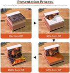 3D Calendar 2027, Tear-Away Desk Calendar, Paper Art Memo Pad, LED Light (Tyrannosaurus Rex) - Image 4