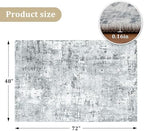 chakme Office Chair Mat for Hardwood Floor, 72"x48" Easy Glide Computer Desk Mat Protector for Rolling Chair Under Desk Rug Nonslip Backing, Machine Wash, (Boho) - Image 7