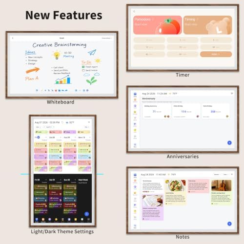 32"Digital Calendar Smart Calendar Electronic Calendar for Wall - Image 4