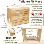 WiFi Router Storage Cabinet Router Box Hider WiFi Box Hider Shelf Cover - Image 3