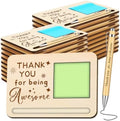 Dispowreath 20 Set Teacher Appreciation Gifts Wooden Note Holder with Pen by Dispowreath