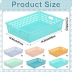 12 Pack Turn‑In Paper Trays for Classroom, Morandi - Image 2
