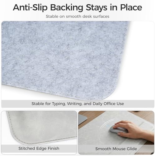Magnetic Desk Mat System with Wrist Support 80×40cm, Premium Leather Desk Pad with Magnetic Accessories, Waterproof Non-Slip Desk Organizer for Office & Gaming - Image 6