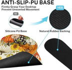 Britimes Keyboard Mouse Pad Set, 4 in 1 Desk Mat Set, Sunflower Fall - Image 5