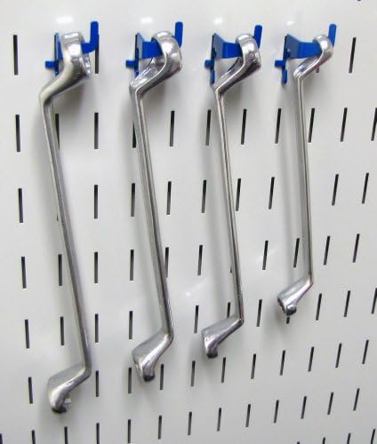 Wall Control KT-200-DLX Blue Slotted Metal Pegboard Hook Kit for Storage & Organization – Deluxe Assortment, 50 lbs Capacity, Made in USA - Image 3