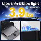 CIDETTY New Upgrad Laptop Screen Extender Monitor Portable, Ultra Light & Thin Triple Portable Monitor for Laptop 1080P FHD IPS Display for 13-17" Laptop, Plug & Play Compatiable with Win/Mac/Chrome - Image 3