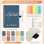 30 Sets Teacher weekly Planner with Pen, Plastic, Bright Colors - Image 3