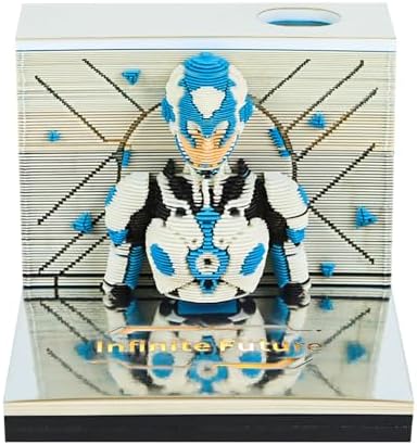 3D Memo Pad, 3D Calendar 2027, Time Piece Calendar, Tear-Off Calendars 2027, 3D Paper Carving Art Memo Pad, Art Carving Sticky Notes for Office Home Gifts Ornaments (Infinite Future) by JCSY