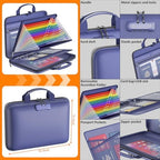 Tamfile Fireproof File Organizer with Lock,Hard Case Fireproof Document Box - Image 5