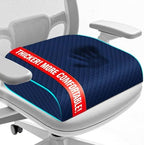 Seat Cushion, Office Chair Cushion, Chair Pad, Large, Blue, Large by Unknown