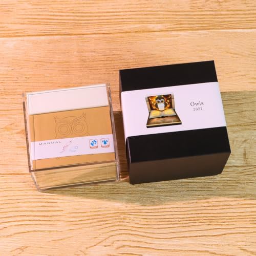 3D Memo Pad, 3D Calendar 2027, Time Piece Calendar, Tear-Off Calendars 2027, 3D Paper Carving Art Memo Pad, Art Carving Sticky Notes for Office Home Gifts Ornaments (Owl) - Image 5