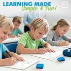 SCRIBBLEDO 12 Pack Small Dry Erase Boards 9x12 with 12 Erasers for Students - Image 3