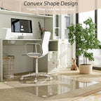 36" x 48" Irregular Tempered Glass Office Chair Mat, Floor Mat for Carpet - Image 6