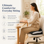 Memory Foam Ergonomic Seat Cushion for Office Chairs Pain Relief - Image 6